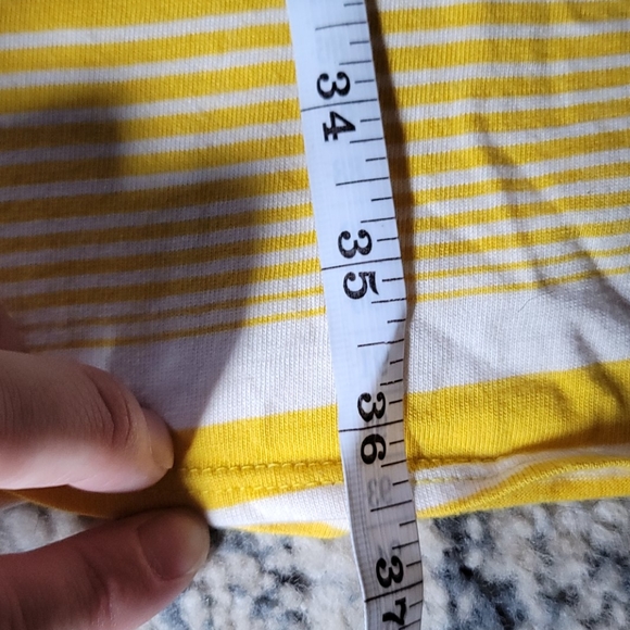 The North Face yellow & white slip on dress - Picture 6 of 8